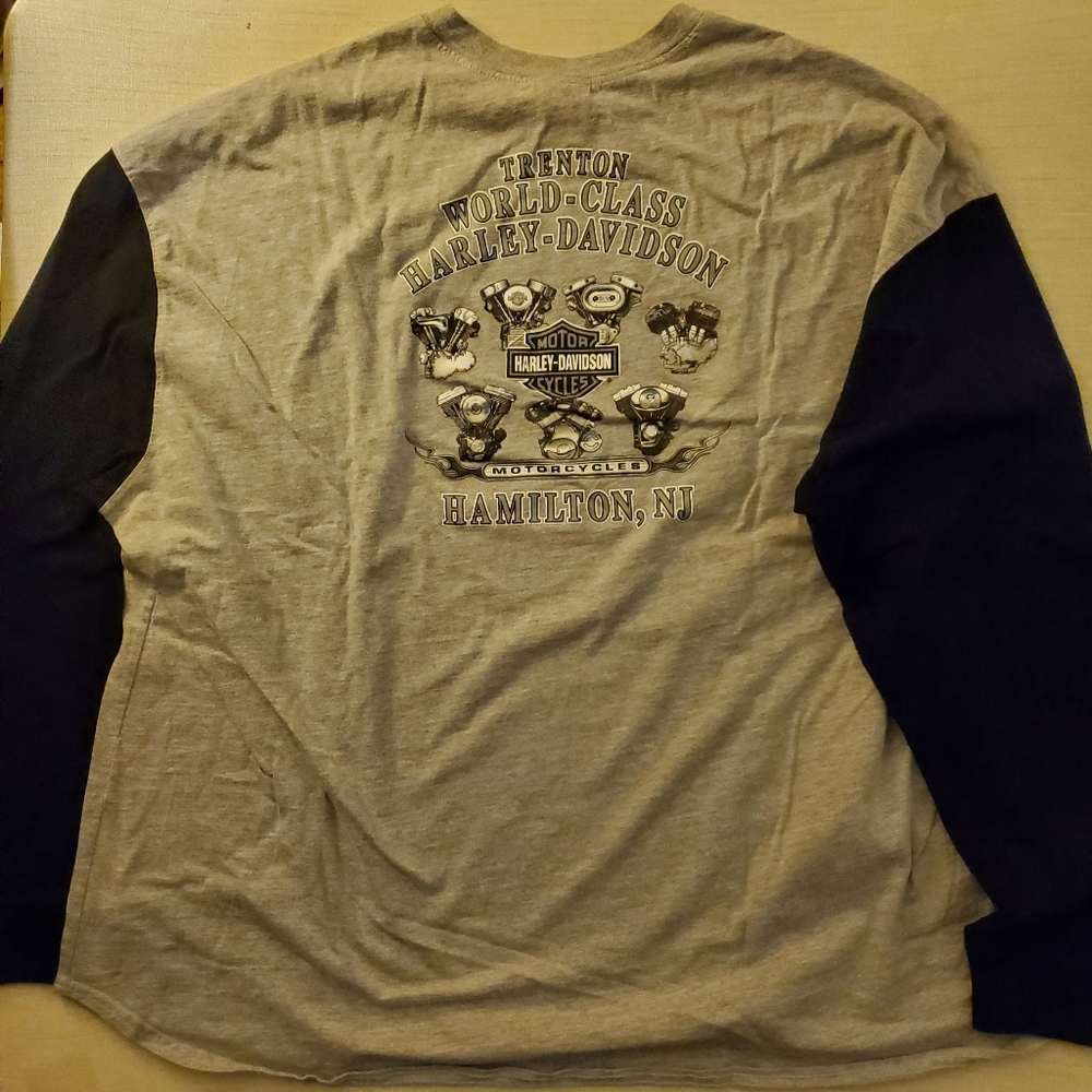 Harley Davidson long sleeve tee shirt 3xl - Picture 3 of 3